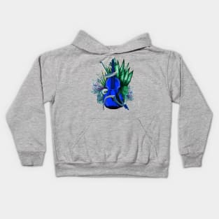 Blues, Violin and Snake Kids Hoodie